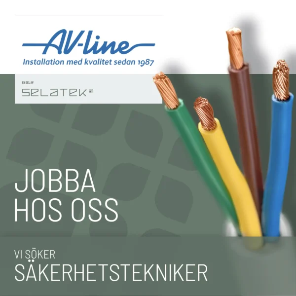 Selatek Nyheter Jobb AV Line Sakerhetstekniker
